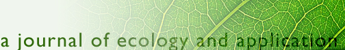 a journal of ecology and application